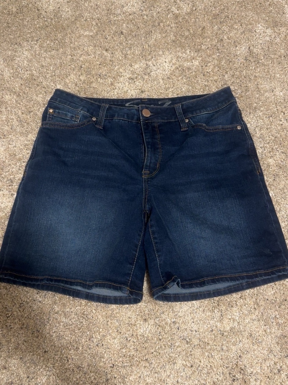 Dark Blue Denim Women’s Shorts